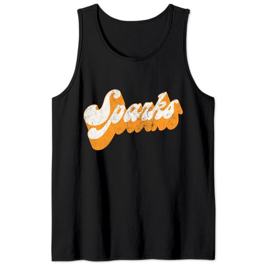 Sparks - Vintage Style Retro Aesthetic Design - Sparks - Tank Tops