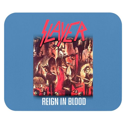 Slayer Reign In Blood Thrash Metal  Mouse Pad Mouse Pads