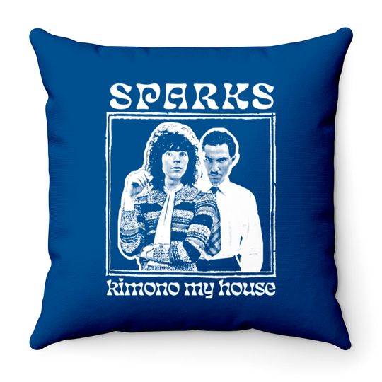 Kimono My House //// Sparks Fan Art Design - Sparks - Throw Pillows