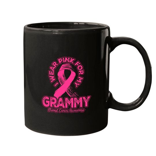 in this family no one fights breast cancer alone - Breast Cancer - Mugs