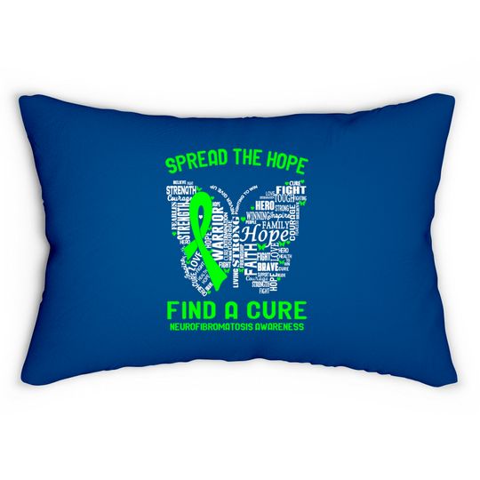 Spread The Hope Find A Cure Neurofibromatosis Awareness Lumbar Pillows