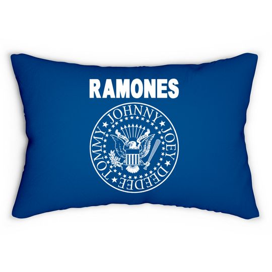 The Ramones Seal Logo Rock Punk Heavy Metal Lumbar Pillow Lumbar Pillows