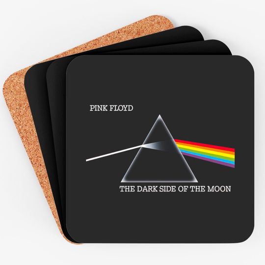 Pink Floyd Dark Side of the Moon Prism Rock Coaster Coasters