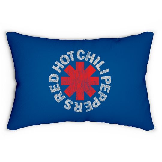 Red Hot Chili Peppers Distressed Logo Rock Lumbar Pillow Lumbar Pillows