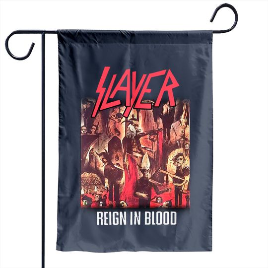 Slayer Reign In Blood Thrash Metal  Garden Flag Garden Flags