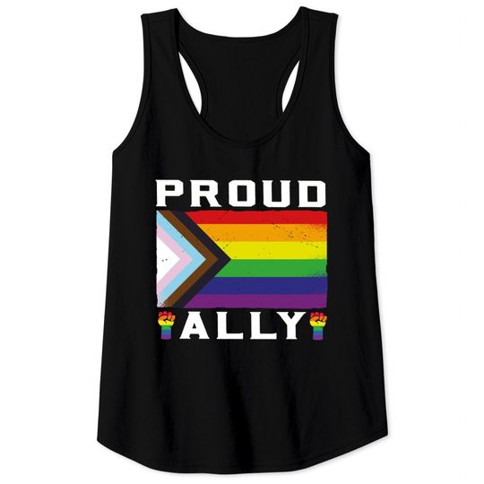 LGBT Gay Pride Month Proud Ally - Lgbtq - Tank Tops