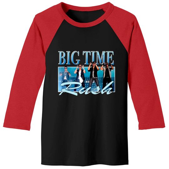 Big Time Rush retro band logo - Big Time Rush - Baseball Tees