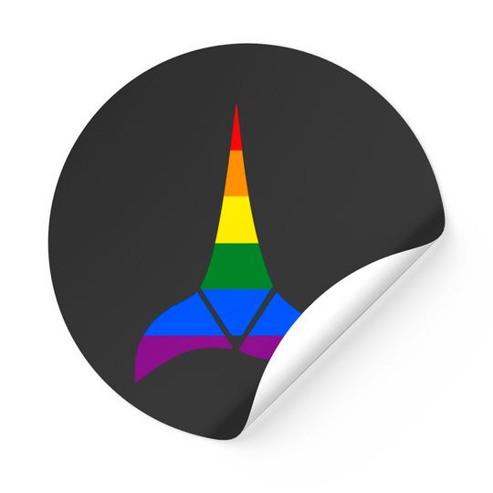 Klingon Pride Logo - Pride - Stickers