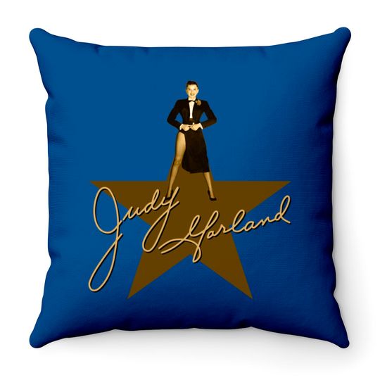 Judy Garland - Signature - Judy Garland - Throw Pillows