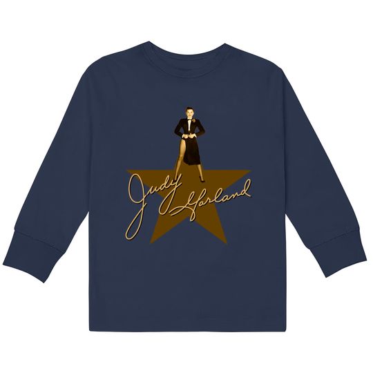 Judy Garland - Signature - Judy Garland -  Kids Long Sleeve T-Shirts