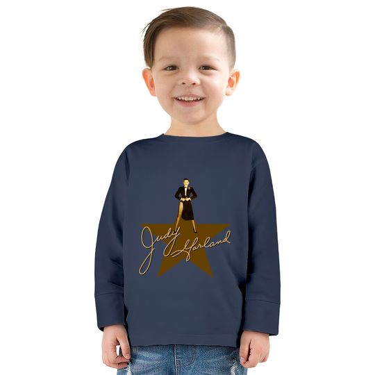 Judy Garland - Signature - Judy Garland -  Kids Long Sleeve T-Shirts