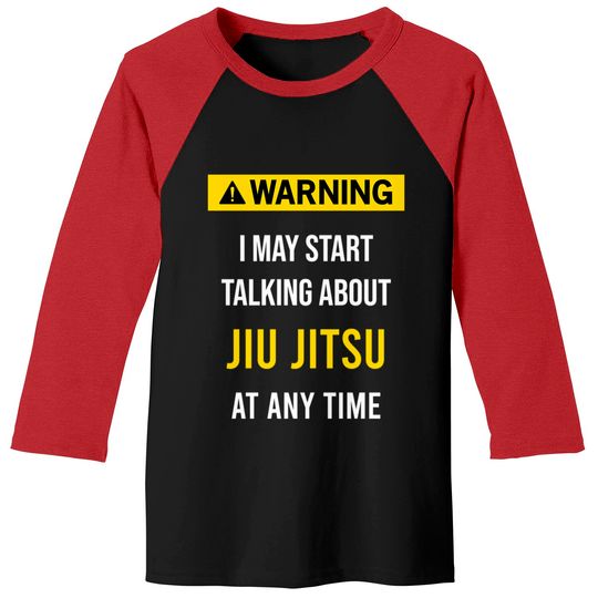 Warning Jiu Jitsu - Jiu Jitsu - Baseball Tees