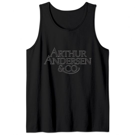 Arthur Andersen & Co Logo - Defunct Accounting Firm - Corporate Crime Humor - Arthur Andersen - Tank Tops