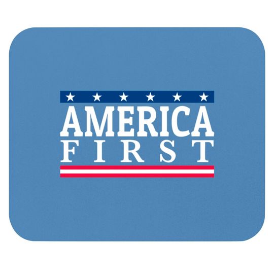 "America First" Pride - American - Mouse Pads