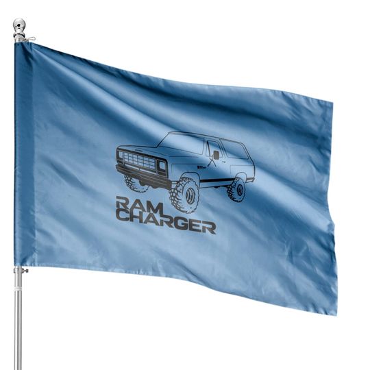 OBS Ram Charger Black Print - Ram Charger - House Flags