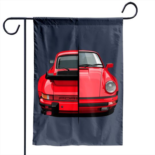 Turboooo! - Porsche - Garden Flags