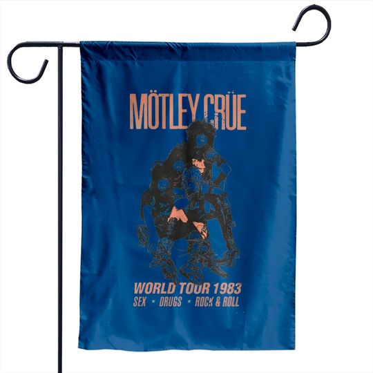 Motley Crue World Tour 1983 Rock Garden Flag Garden Flags