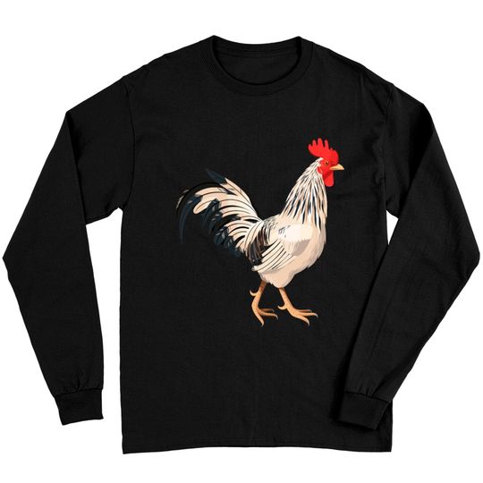 Realistic rooster Long Sleeves