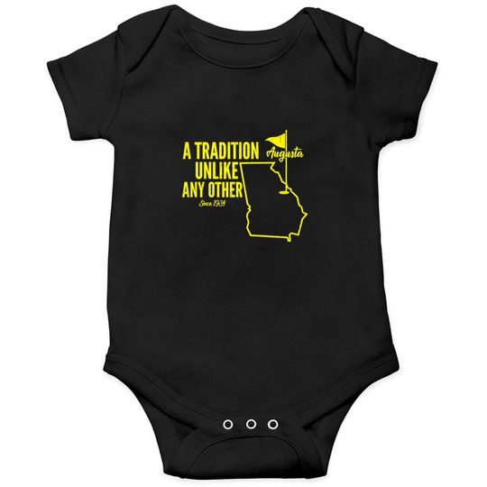 A Tradition Unlike Any Other Augusta Georgia Golfing Onesies, 2022 Masters Golf Tournament Onesies