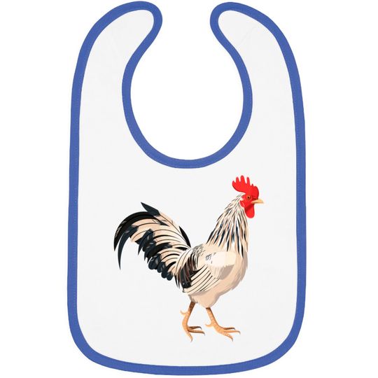 Realistic rooster Bibs