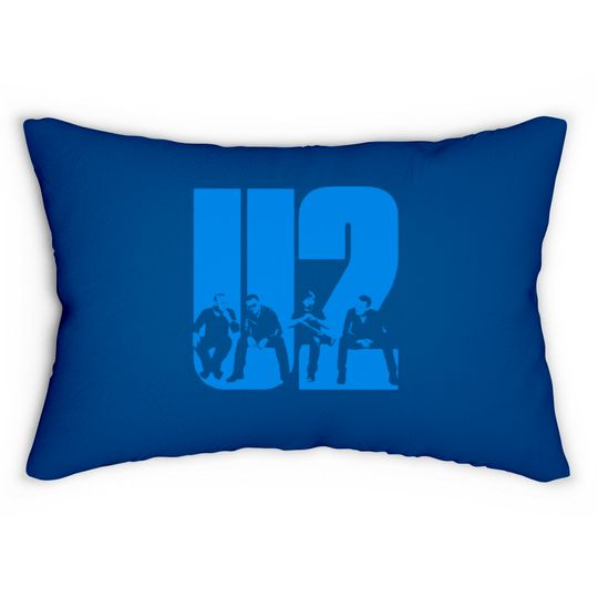U2 Lumbar Pillows, U2 Vintage Lumbar Pillows, U2 Rock Band Lumbar Pillows, Rock Band Lumbar Pillows, U2 Fans Gift, Music Tour Merch, 2022 Band Tour Lumbar Pillows
