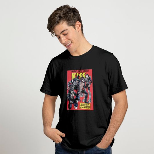Marvel KISS Special Comic Cover T-Shirt