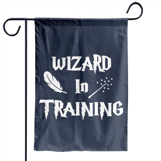 Wizard in Training Garden Flags