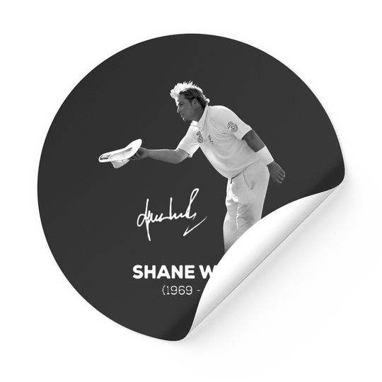 RIP Shane Warne Signature Stickers, Memories Shane Warne  1969-2022 Stickers