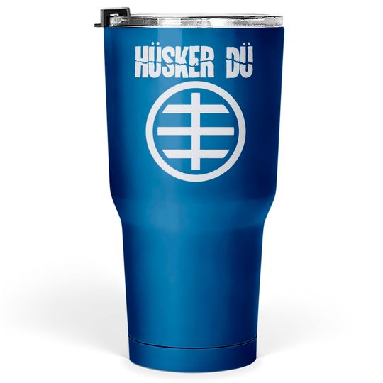 Blue Husker Du Circle Logo 1 Tumblers 30 oz Tumblers 30 oz