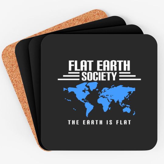 Flat Earth Coasters