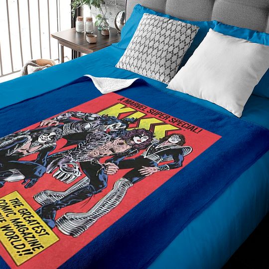 Marvel KISS Special Comic Cover Baby Blankets