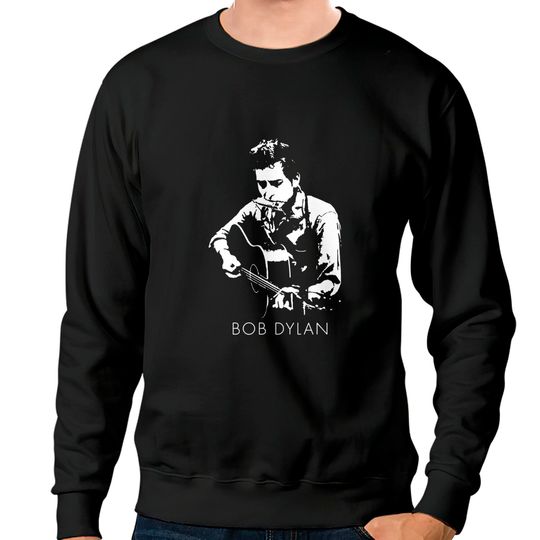 Bob Dylan - Guitar - Bob Dylan - Sweatshirts