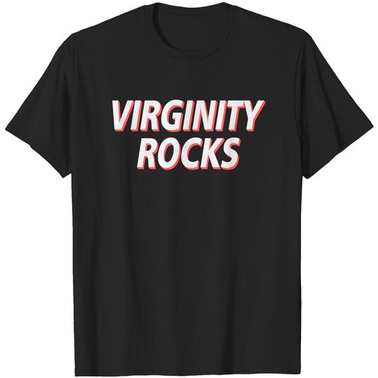 Virginity Rocks Heather - Virginity Rocks - T-Shirt