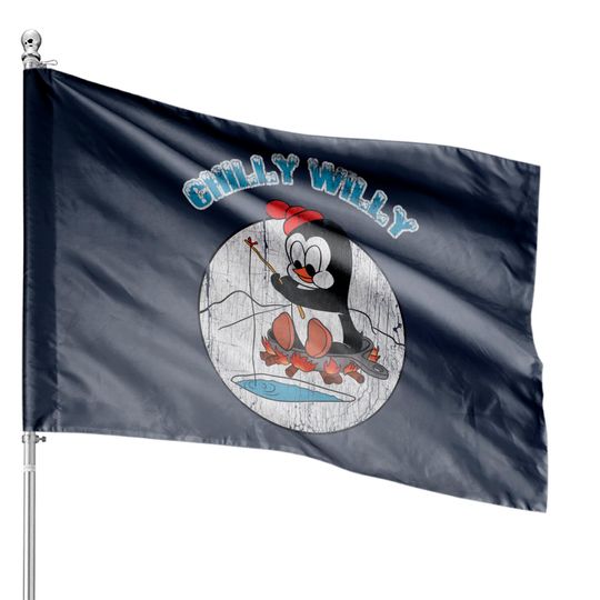 Distressed Chilly willy - Chilly Willy - House Flags