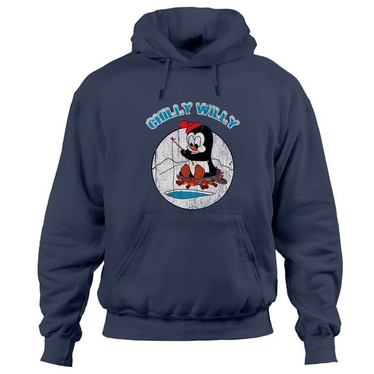 Distressed Chilly willy - Chilly Willy - Hoodies