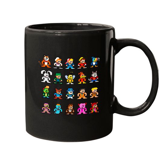 Retro Breakfast Cereal Mascots - Cereal - Mugs