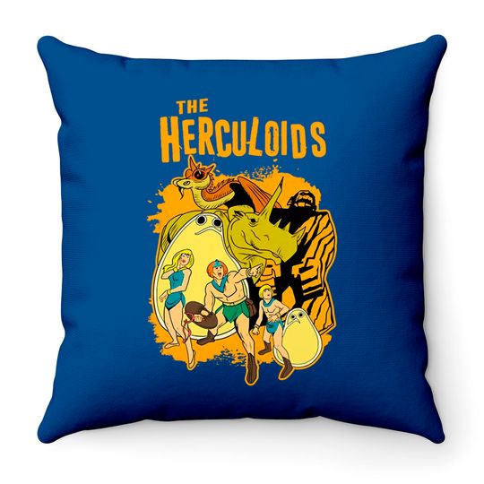 The herculoids - Herculoids - Throw Pillows