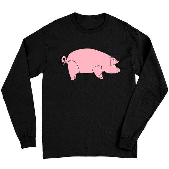 PIG FLOYD shirt, the 70s Long Sleeves, Pink Floyd shirts, pink floyd t shirt, retro shirt,rock shirt, pink pig - Pink Floyd - T-Shirt