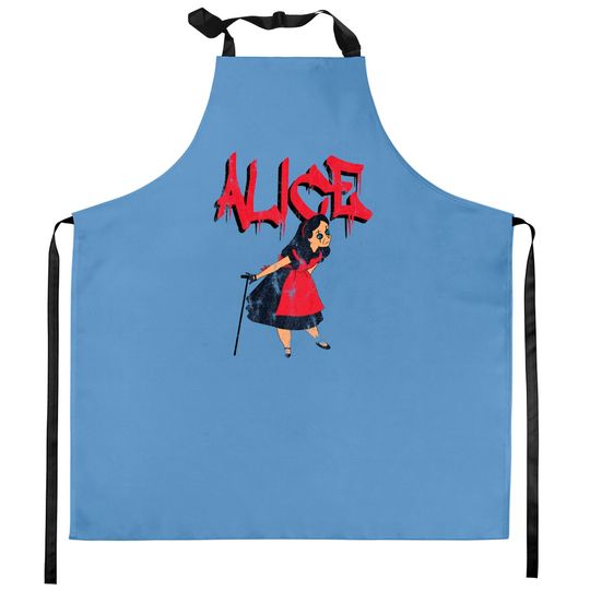 Alice In Wonderland Vs Alice Cooper - Alice Cooper - Kitchen Aprons