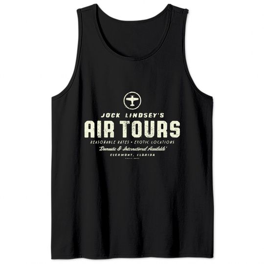 Jock Lindsey's Air Tours - Theme Park Series - Jock Lindseys Hangar Bar - Tank Tops