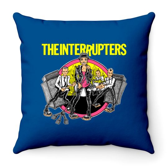 the interrupters - The Interrupters - Throw Pillows