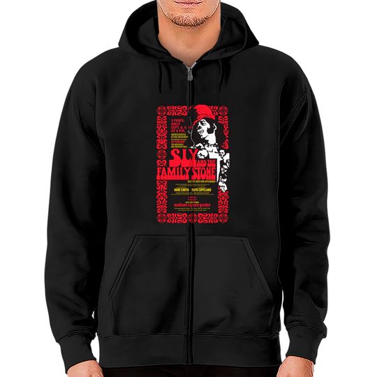 Sly & the Family Stone - Light - Sly The Family Stone - Zip Hoodies
