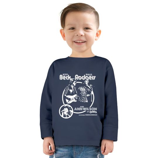 Jeff Beck Paul Rodgers - In Concert - Jeff Beck -  Kids Long Sleeve T-Shirts