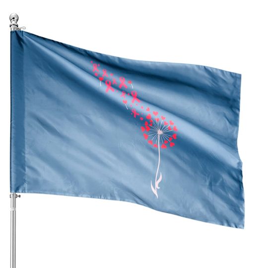 Breast Cancer Awareness Gift Support Breast Cancer Survivor Product - Breast Cancer - House Flags