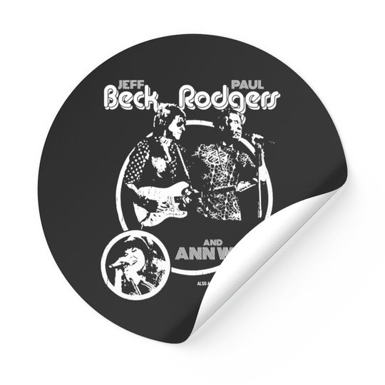 Jeff Beck Paul Rodgers - In Concert - Jeff Beck - Stickers