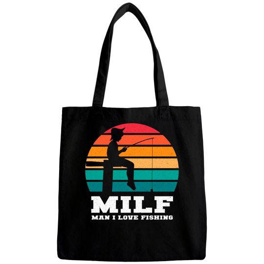 MILF Man I Love Fishing - Funny Fishing - Bags
