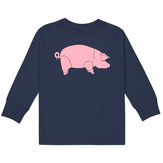 PIG FLOYD shirt, the 70s  Kids Long Sleeve T-Shirts, Pink Floyd shirts, pink floyd t shirt, retro shirt,rock shirt, pink pig - Pink Floyd - T-Shirt