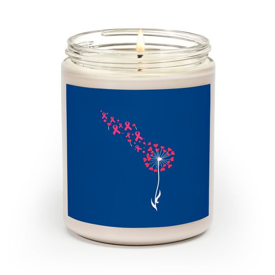 Breast Cancer Awareness Gift Support Breast Cancer Survivor Product - Breast Cancer - Scented Candles