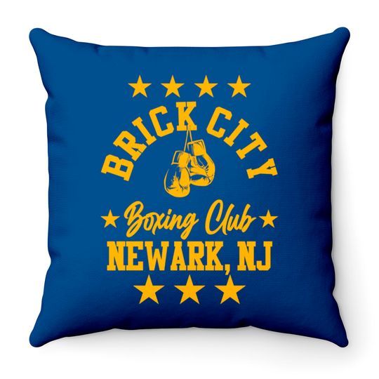 BRICK CITY BOXING CLUB - Brick City Nj - Throw Pillows