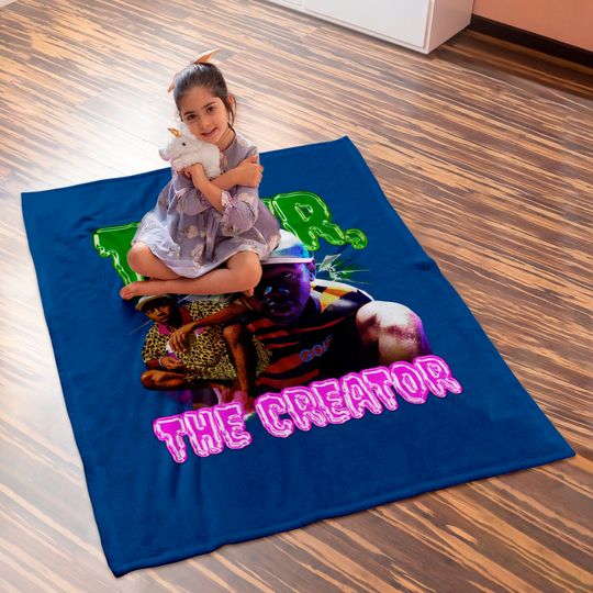 Tyler the Creator Baby Blankets - Graphic Baby Blankets, Rapper Baby Blankets, Hip Hop Baby Blankets